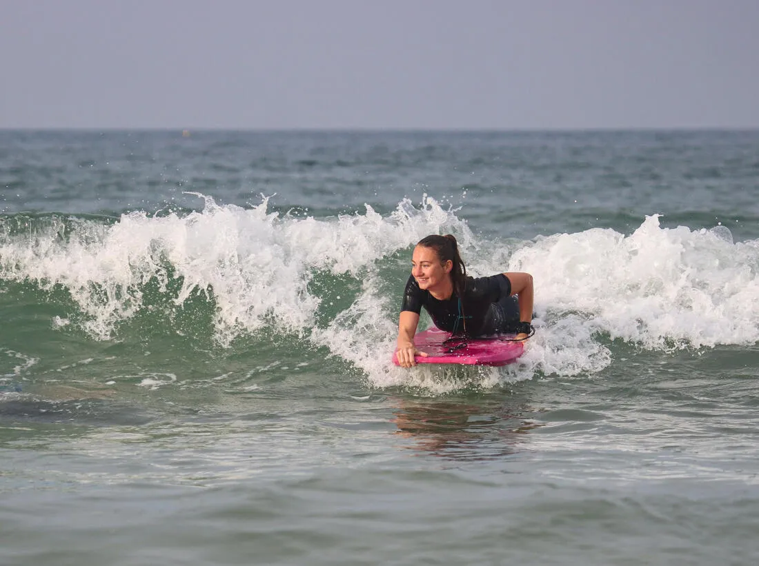 Bodyboard 100 avec leash poignet