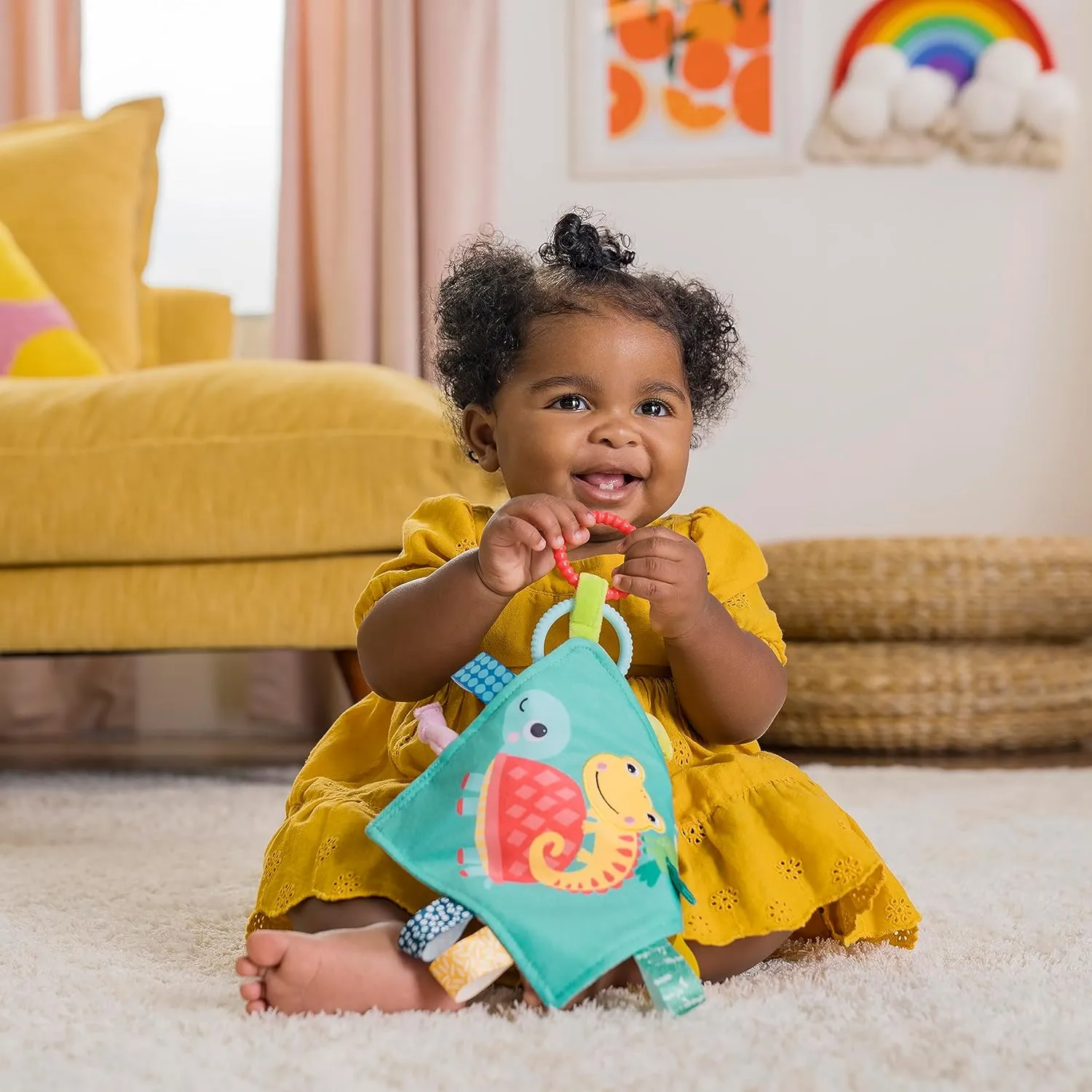 Bright Starts Fuzzy Feelies™ Soothing Blankie