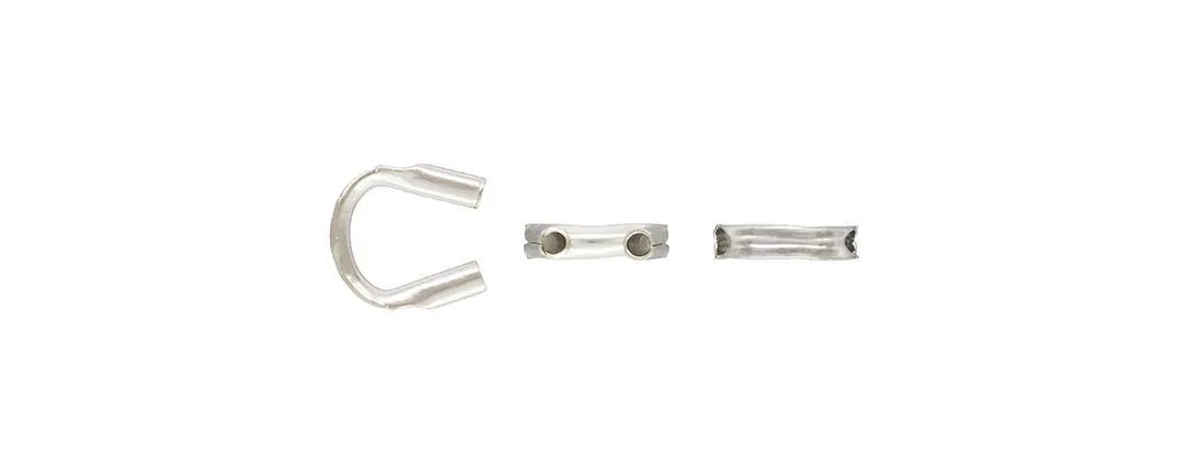 Cable Thimble .021" Hole, Sterling Silver. Made in USA. #5003593
