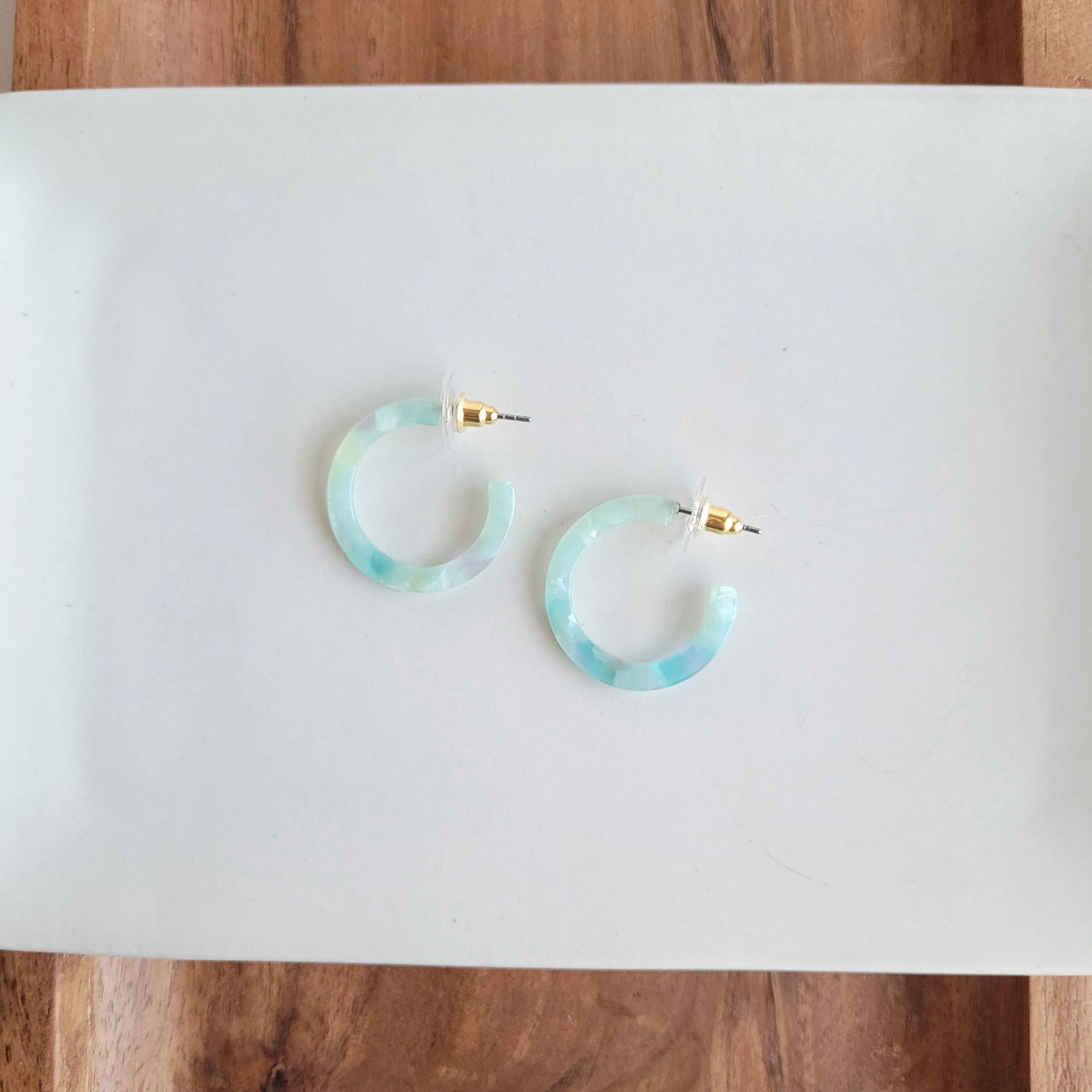 Cam Mini Hoops - Mint