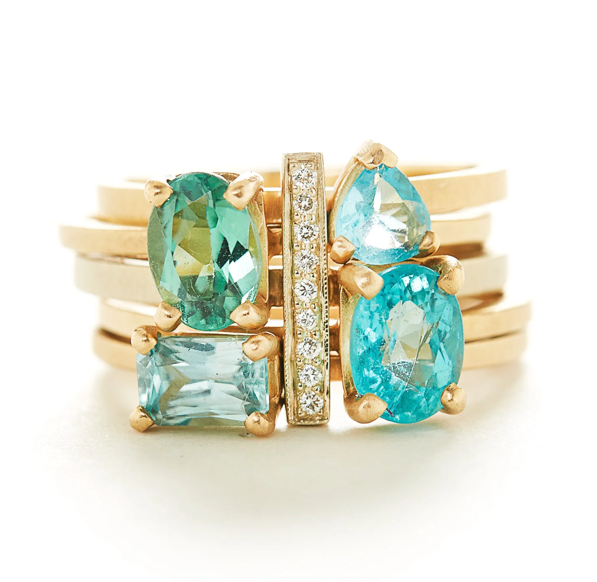 Caribbean Cruise Apatite Ring