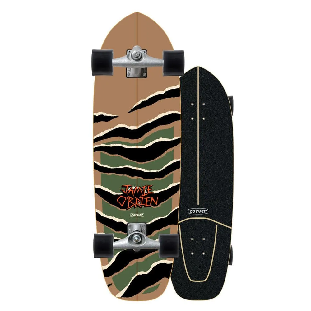 Carver JOB Camo Tiger Surfskate Cruiser Skateboard CX - 10.25" x 33.5"