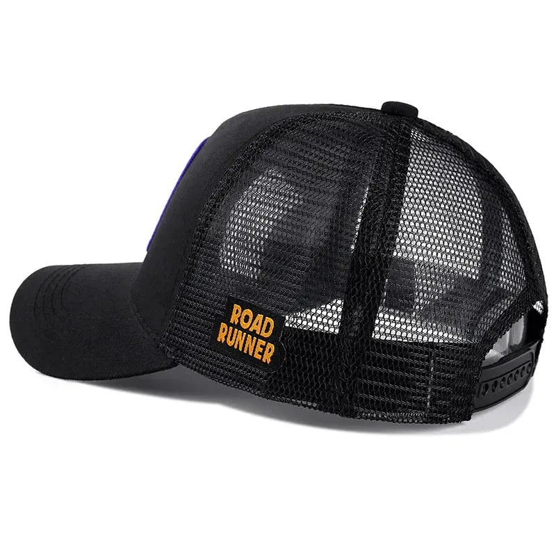 Casquette Motard cartoon - Road Runner Noir