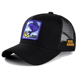 Casquette Motard cartoon - Road Runner Noir