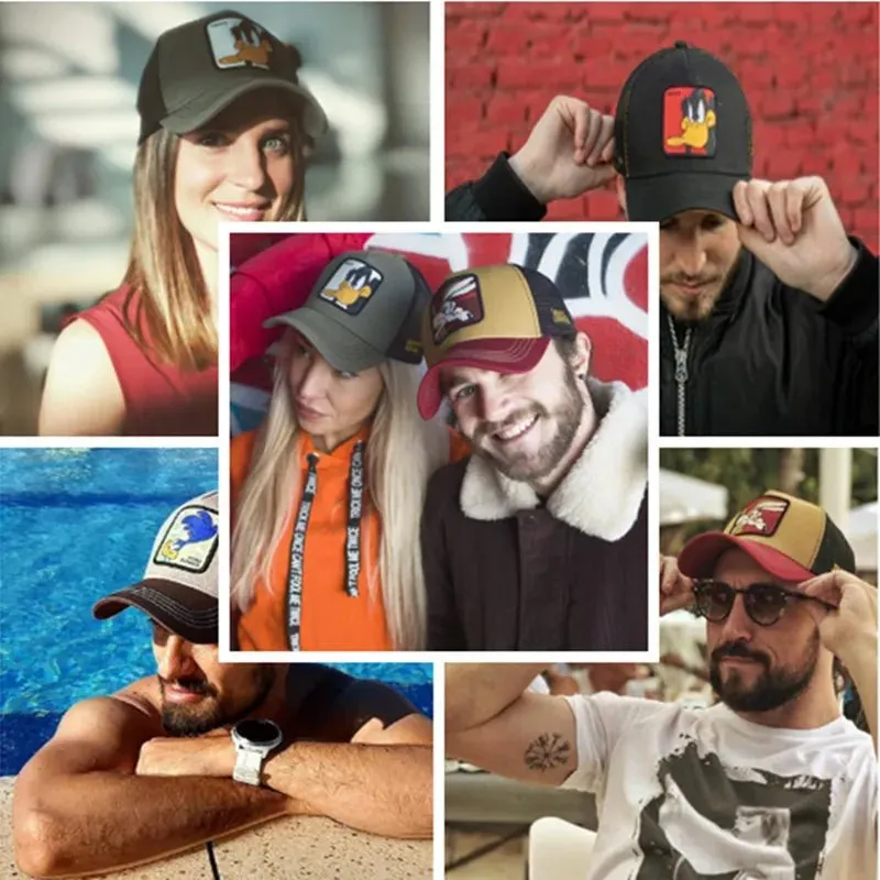 Casquette Motard cartoon - Road Runner Noir