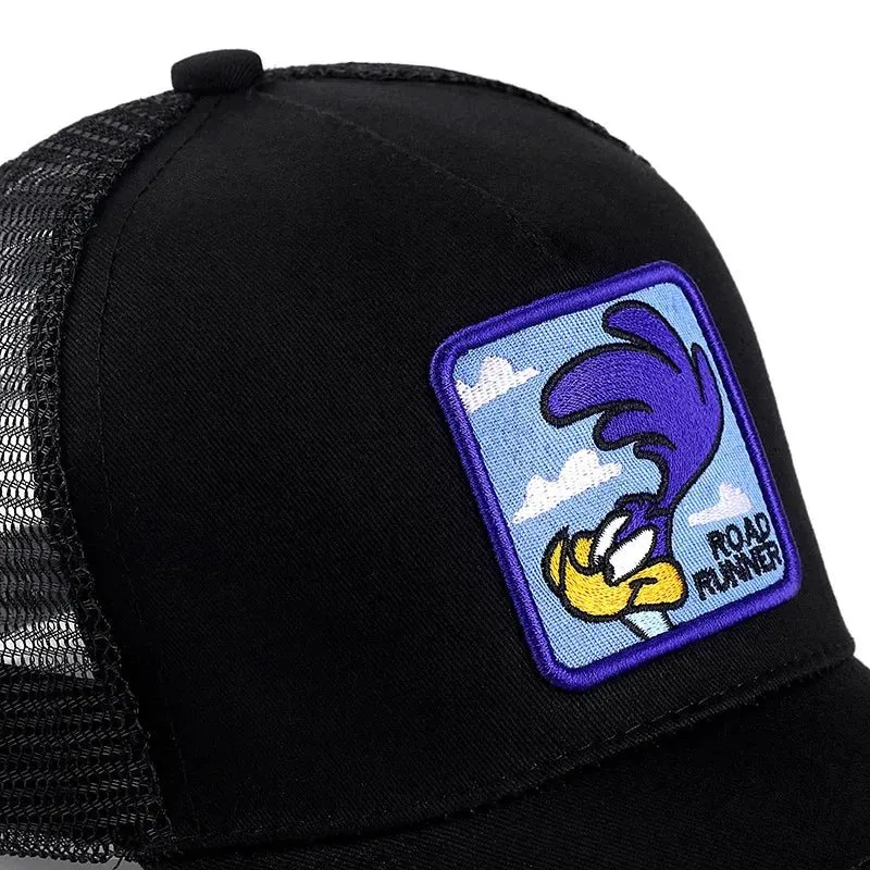 Casquette Motard cartoon - Road Runner Noir