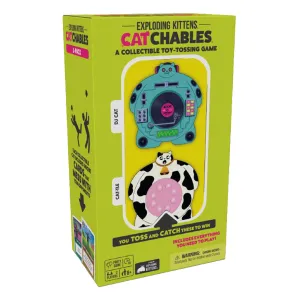 Catchables A Collectible Toy-Tossing Game - 2-Pack #2 (Cat-wearing-a-cat & Catcus)