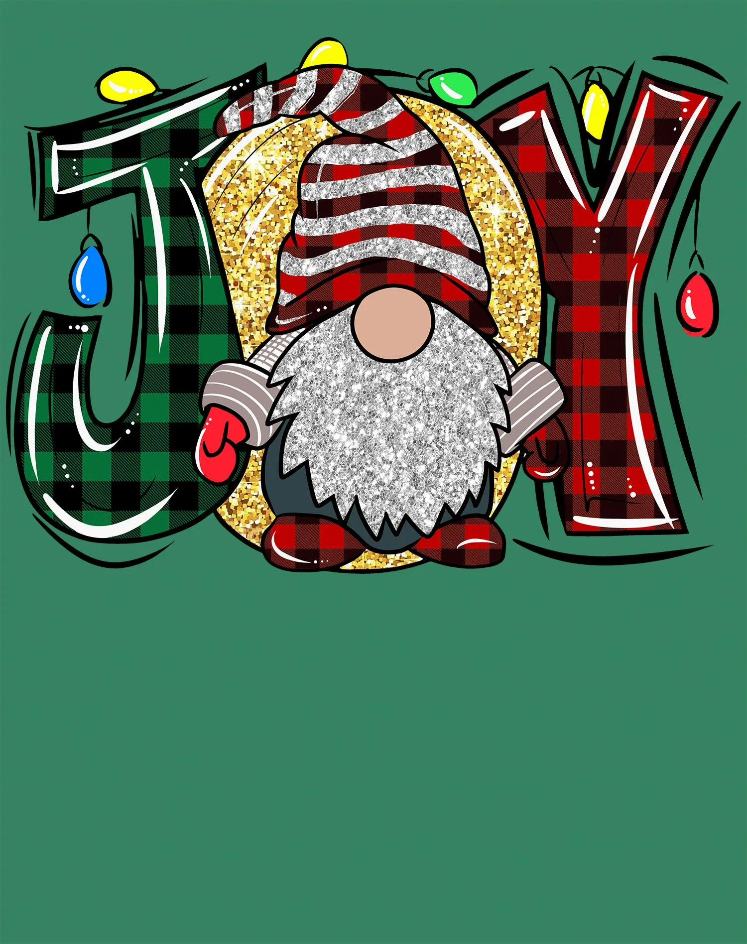 Christmas Gnome Joy Sparkle Meme Traditional Xmas Family Fun Kid's T-Shirt