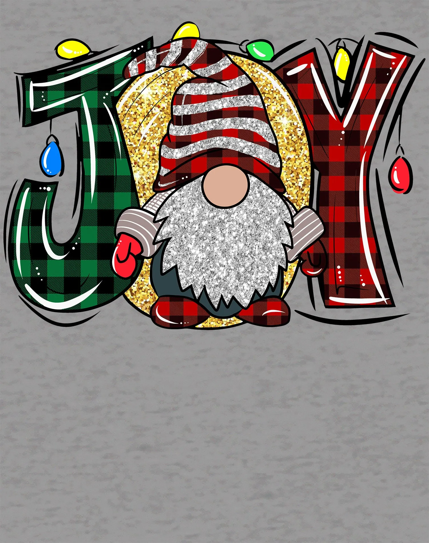 Christmas Gnome Joy Sparkle Meme Traditional Xmas Family Fun Kid's T-Shirt