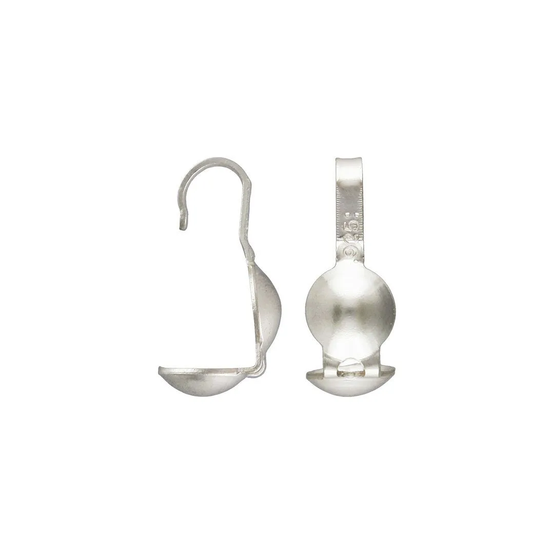 Clamshell Bead Tip (.022" Hole), Sterling Silver. Made in USA #5001180