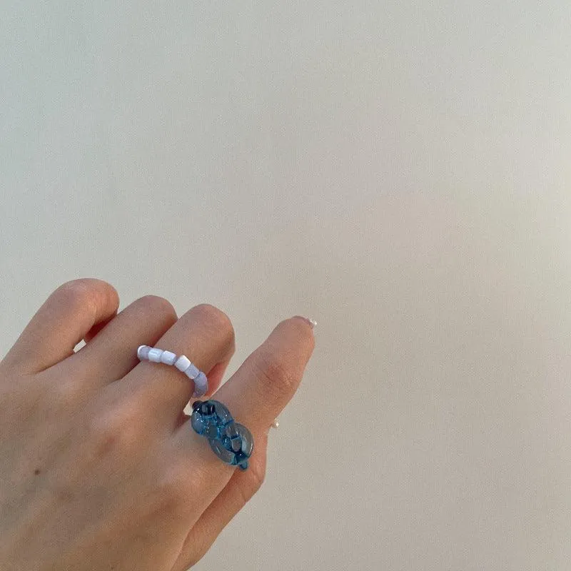 [Clearance] Hard Candy Ring Set (3 Colors)
