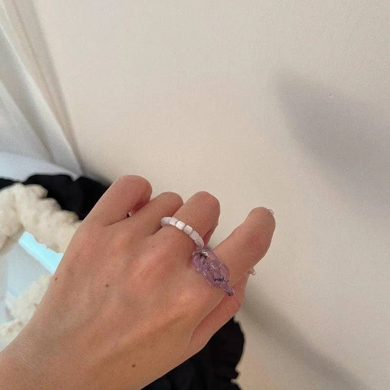 [Clearance] Hard Candy Ring Set (3 Colors)