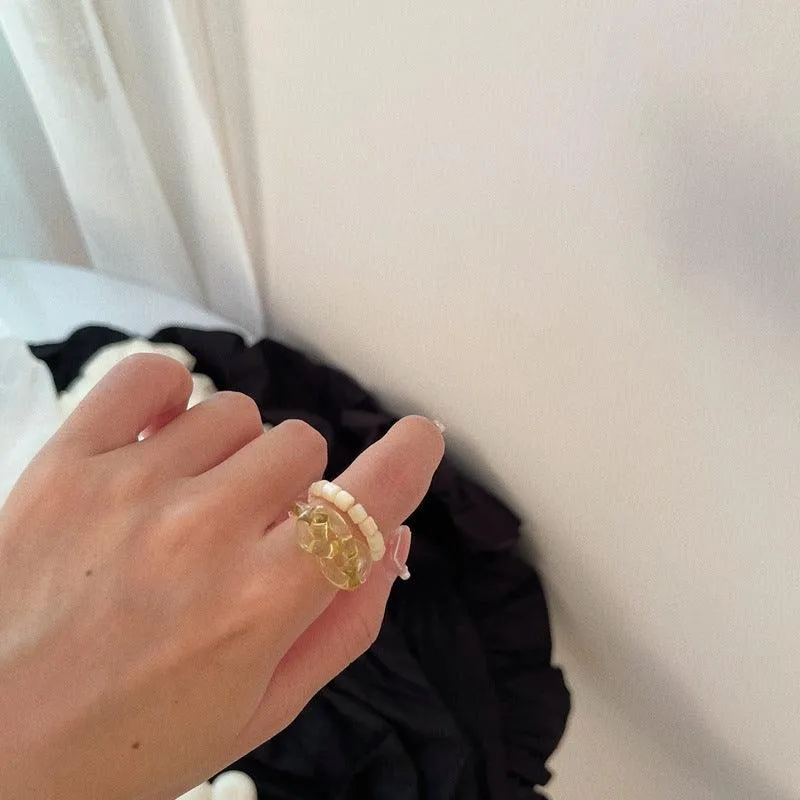 [Clearance] Hard Candy Ring Set (3 Colors)