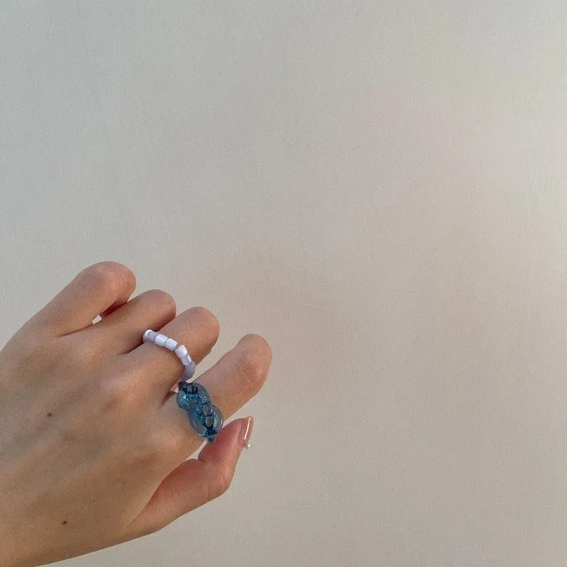 [Clearance] Hard Candy Ring Set (3 Colors)