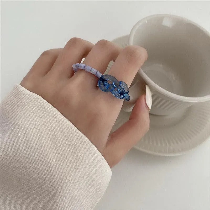 [Clearance] Hard Candy Ring Set (3 Colors)