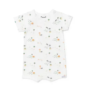 Coccoli Farm Animals Modal Shortie Playsuit
