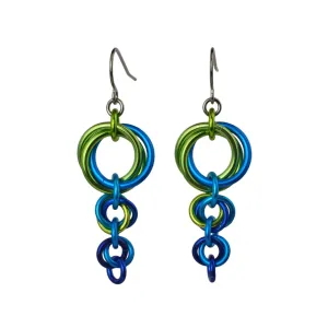 Comet Earrings - Caribbean