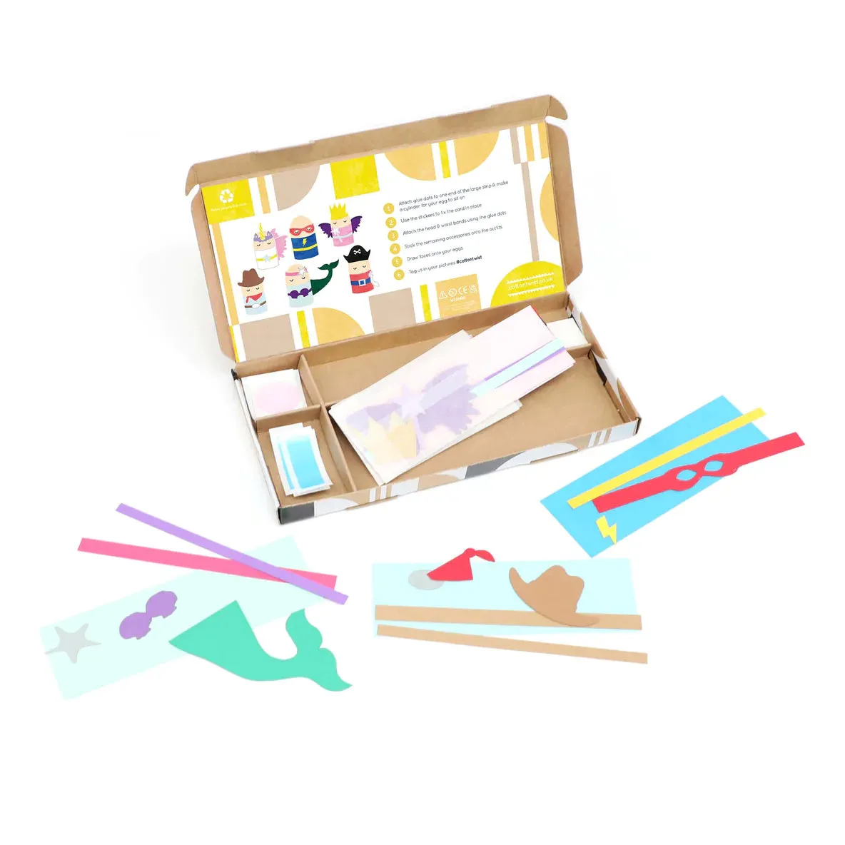 Cotton Twist -  Easter Egg Character Activity Box