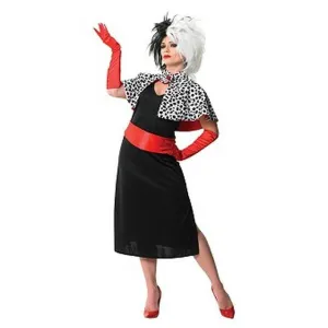 Cruella De Vil Deluxe Costume Size S