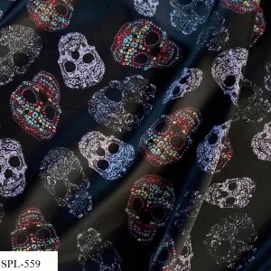 Crystal Skull Pocket Square