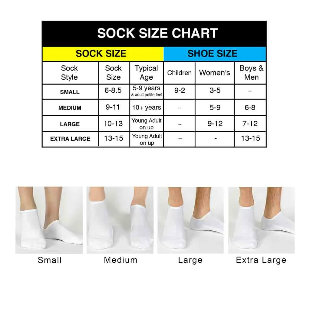 Custom Face Photo Socks with Cartoon Effect