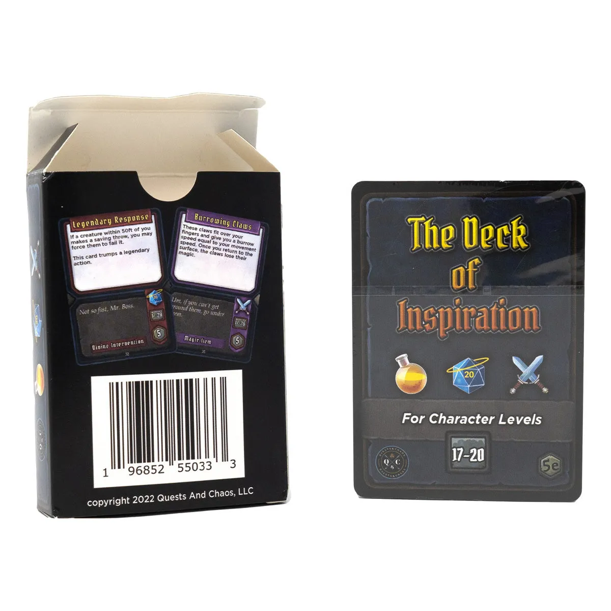 Deck of Inspiration - Lvl 17-20