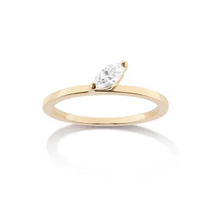 Defne Ring | White Diamond