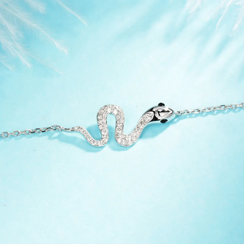 Diamond Snake Bracelet