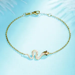 Diamond Snake Bracelet