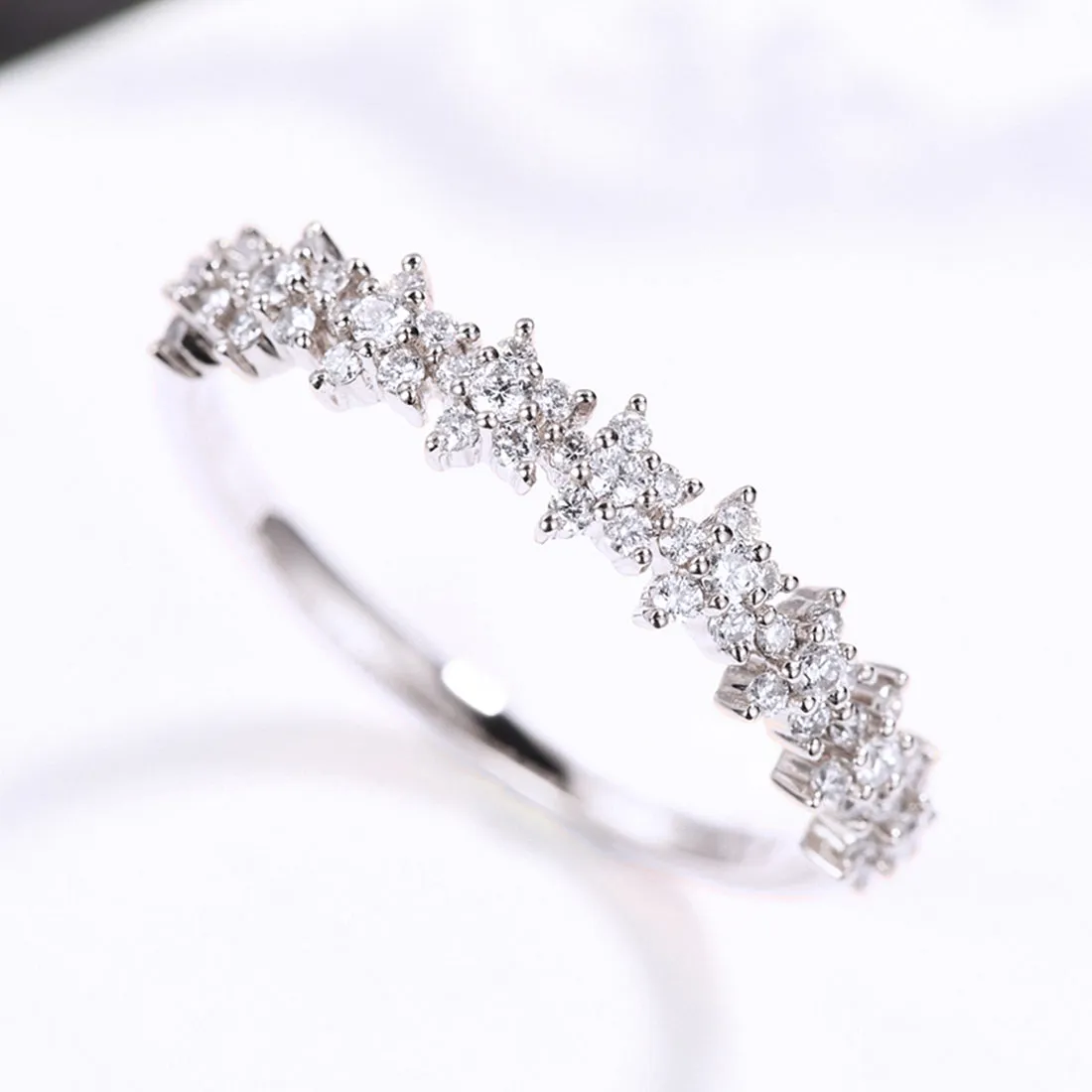 Diamond Stars Stackable Ring