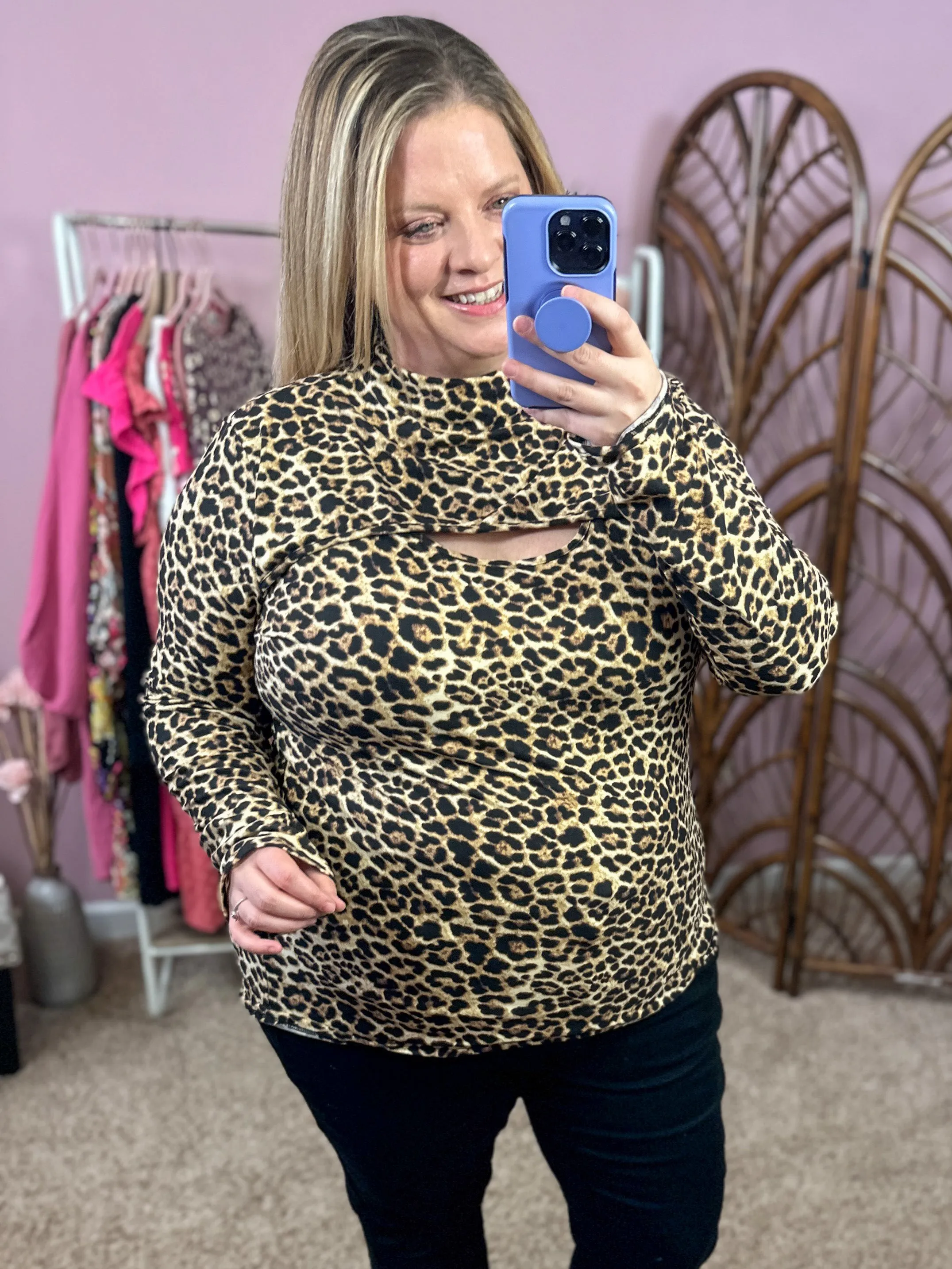 Dinner Date Animal Print Top
