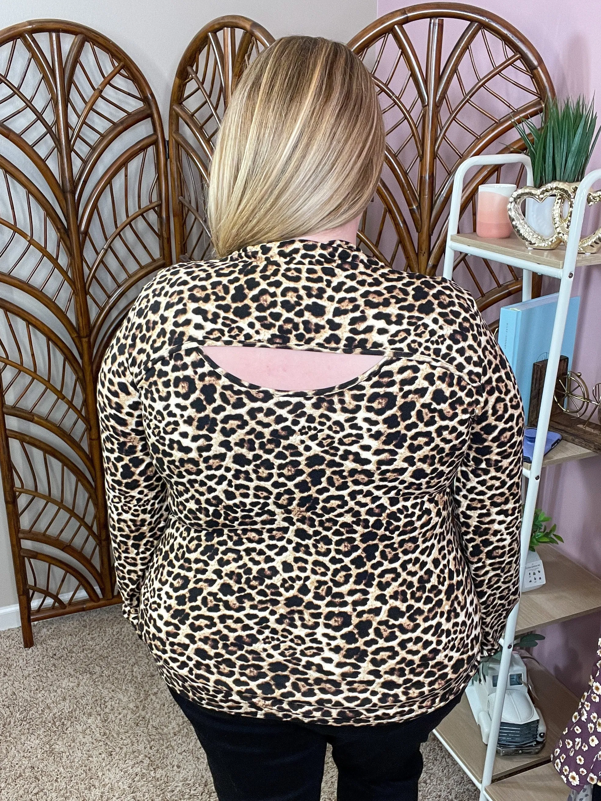 Dinner Date Animal Print Top