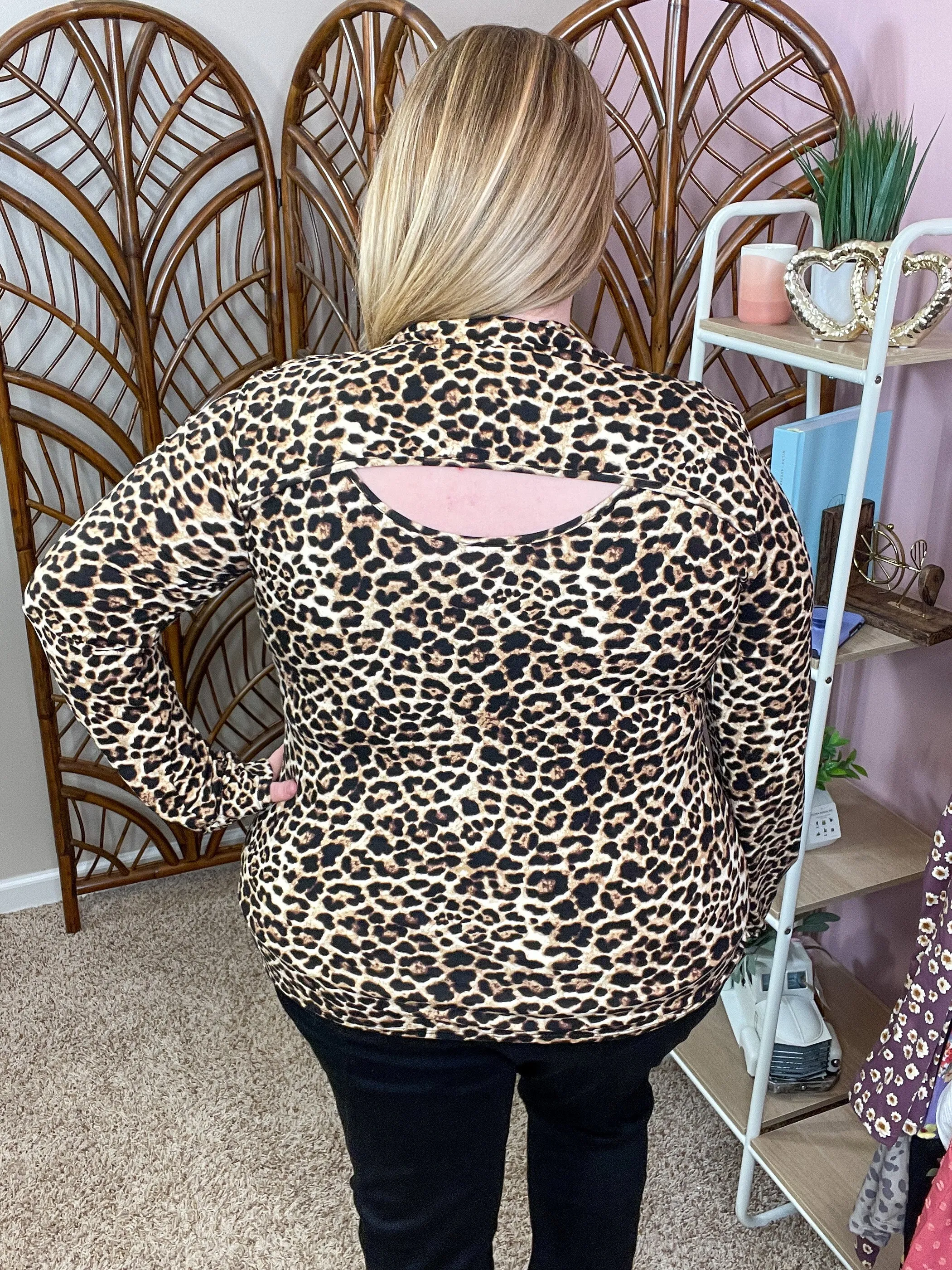 Dinner Date Animal Print Top