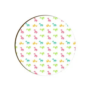 Dino Be Mine-O Round Coaster