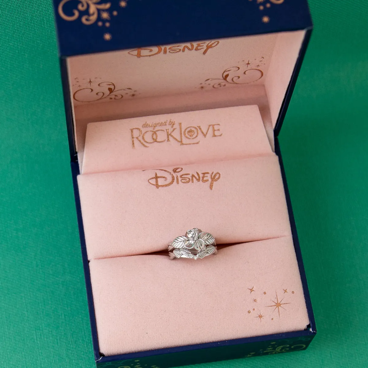 Disney X RockLove DISNEY MOANA Moana Hibiscus Stacker Rings