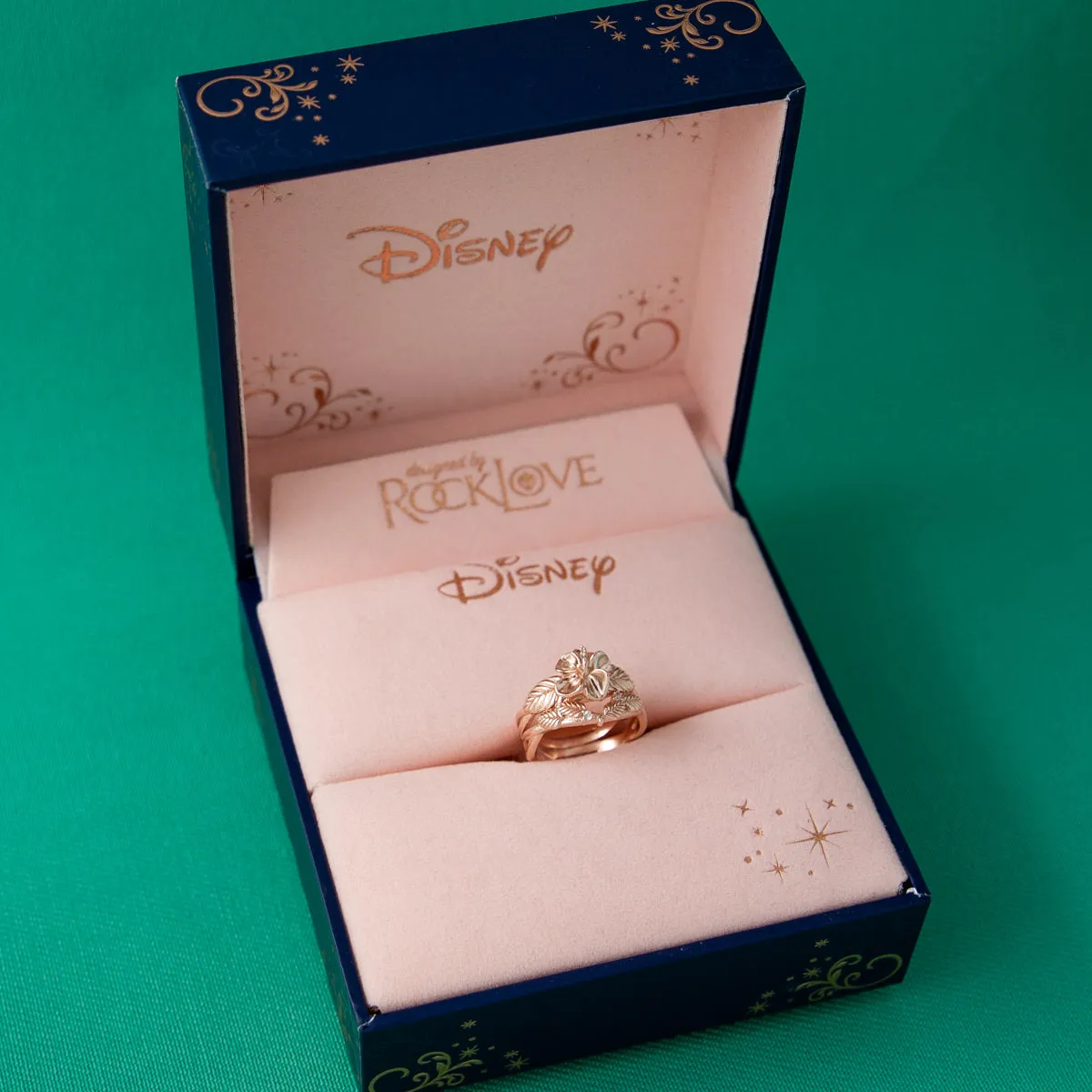 Disney X RockLove DISNEY MOANA Moana Hibiscus Stacker Rings