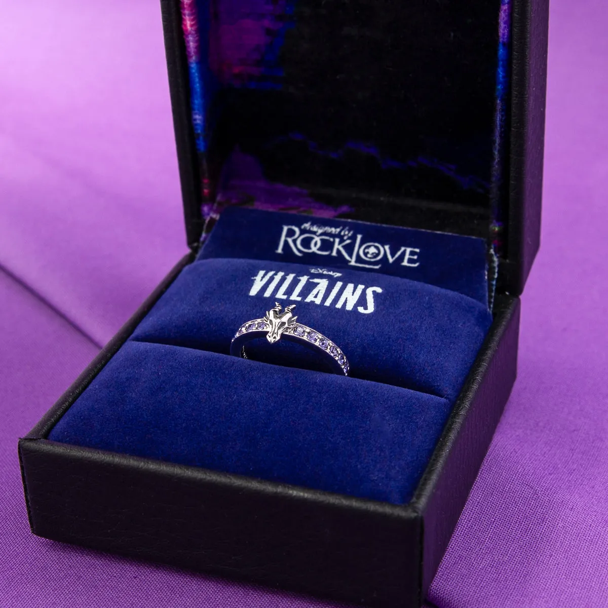 Disney X RockLove DISNEY SLEEPING BEAUTY Maleficent Iconic Villains Stacker Ring