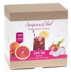 Dragonfruit Fusion Herbal Fruits Iced Teabags - Iced Tea Collection