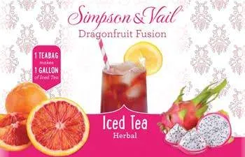 Dragonfruit Fusion Herbal Fruits Iced Teabags - Iced Tea Collection