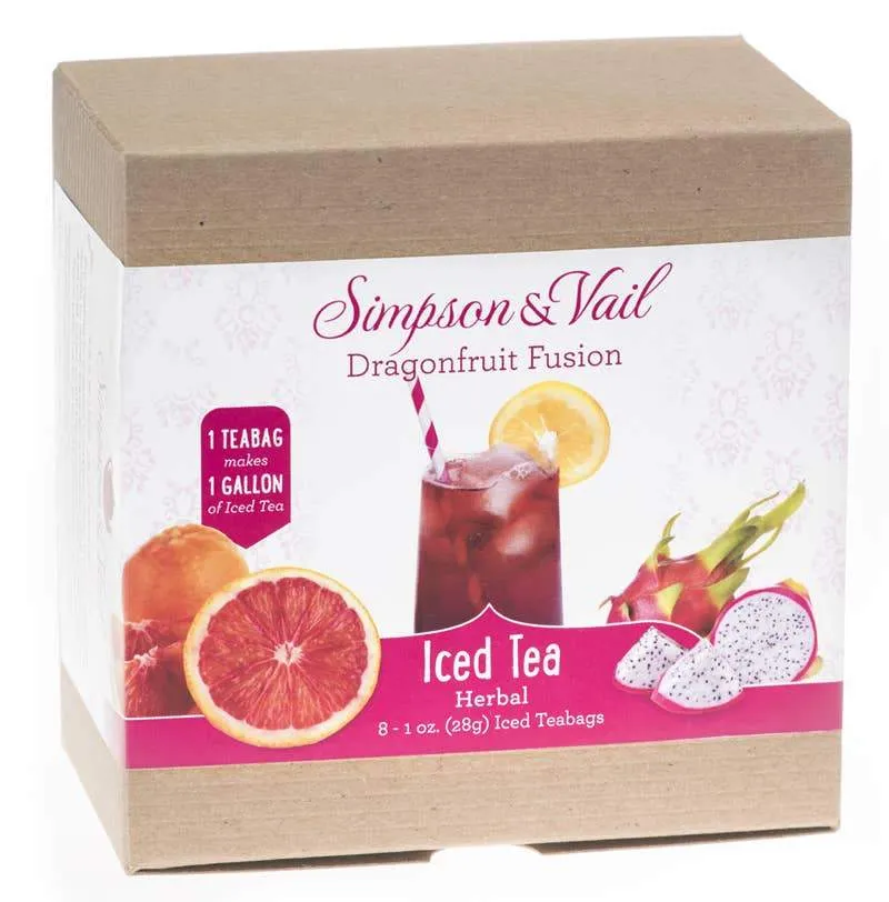 Dragonfruit Fusion Herbal Fruits Iced Teabags - Iced Tea Collection