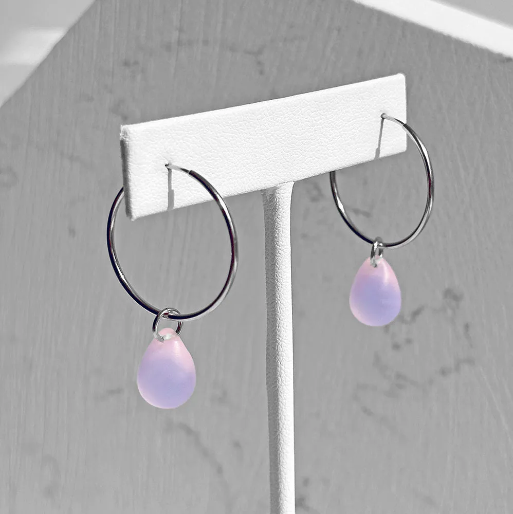 Drop Hoop Earrings
