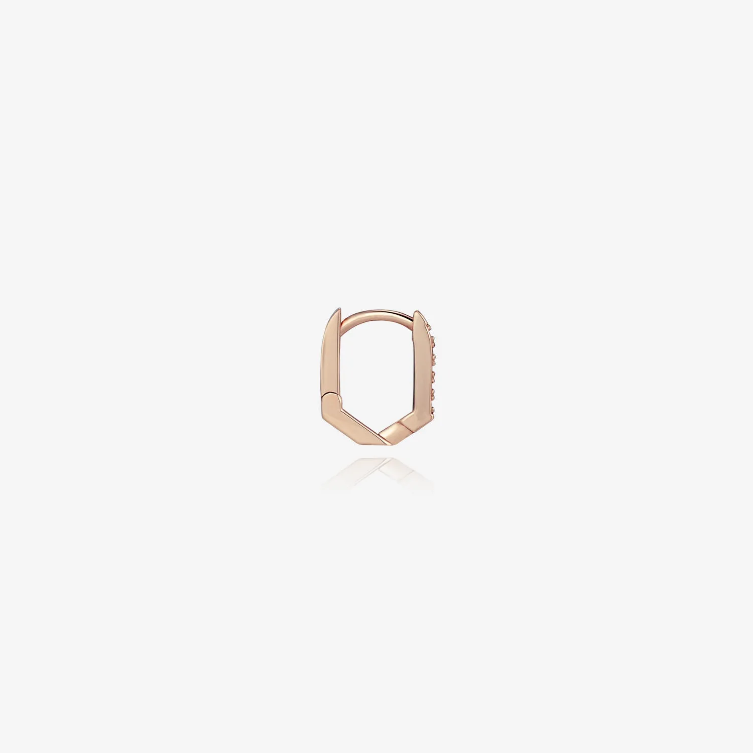 Dual D.D One-sided Gold Earring JDRER3S534S