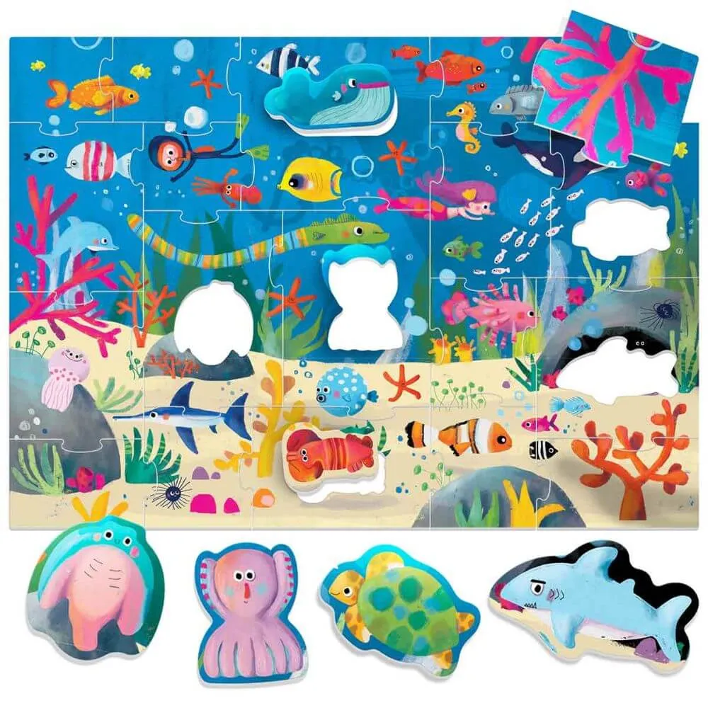 EcoPlay Sea Shapes Puzzle