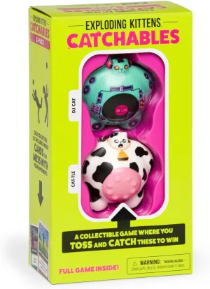 Exploding Kittens Catchables 2-Pack DJ Cat & Cat-tle