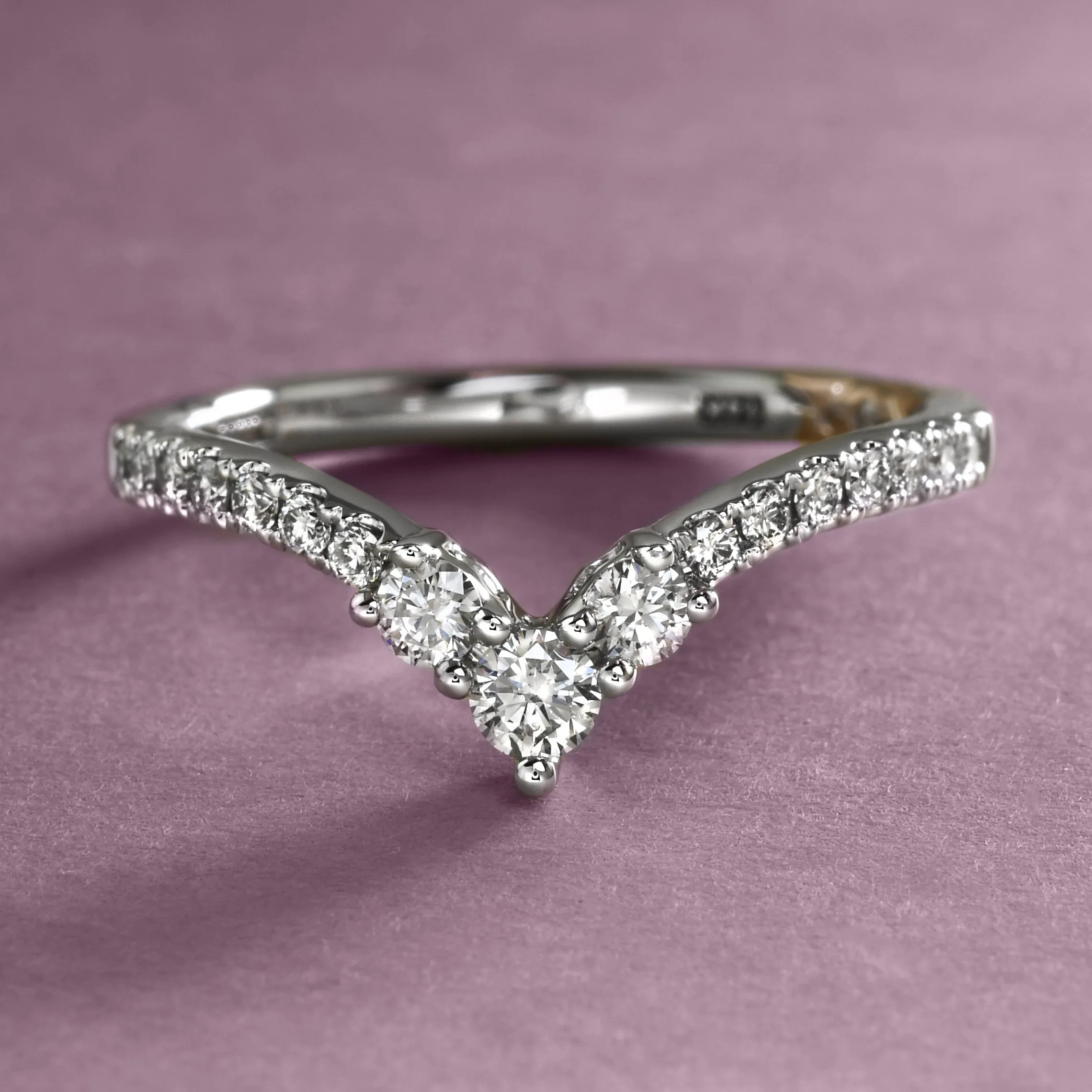 Extra-Sparkly Chevron Band By A.Jaffe