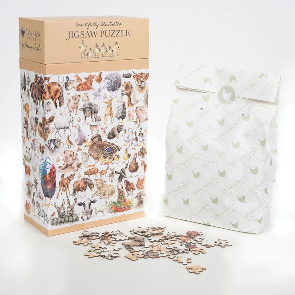 Farmyard Friends Jigsaw Puzzle by Wrendale