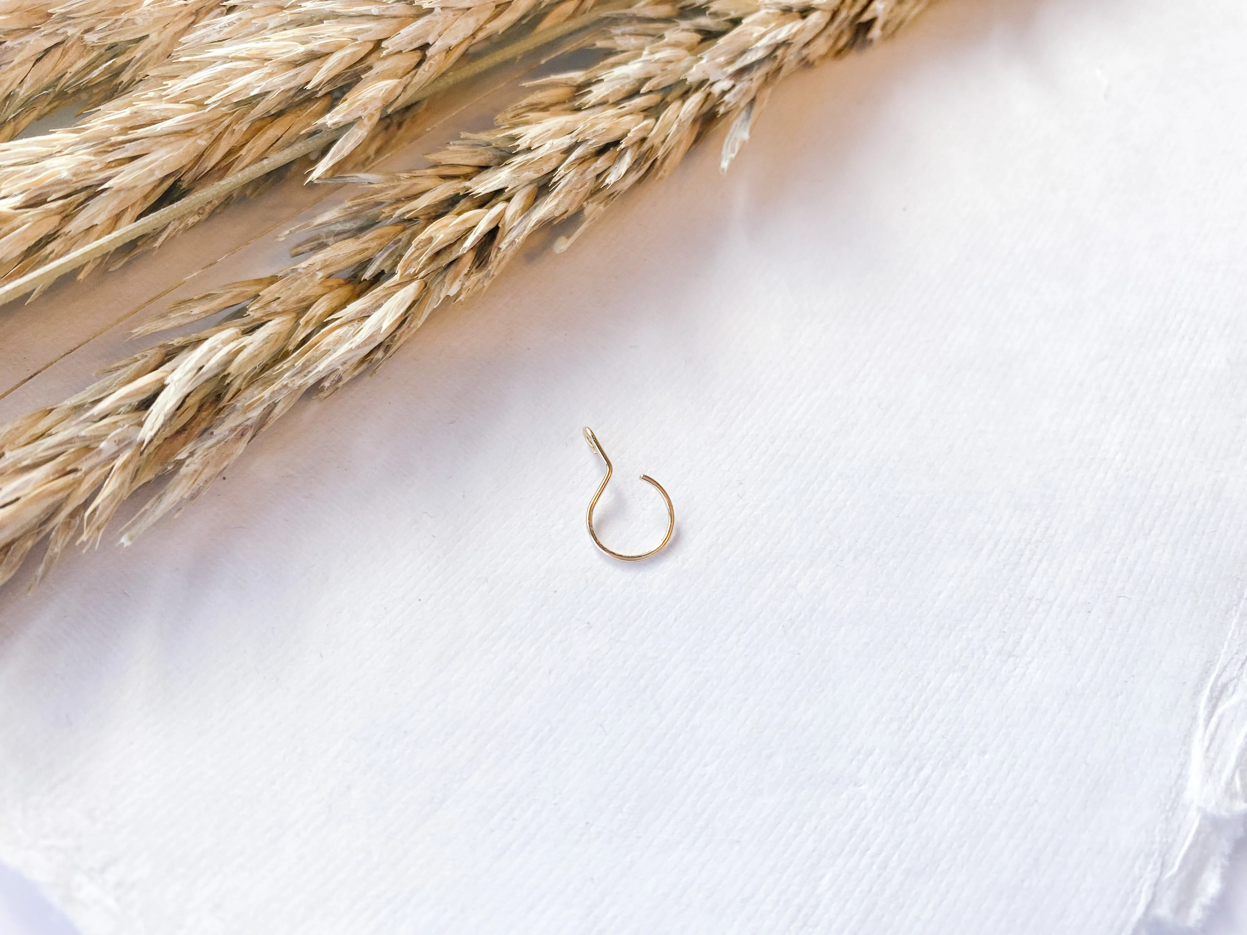 Faux Nose Hoop
