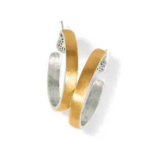 Ferrara Entrata Small Gold Hoop Earrings