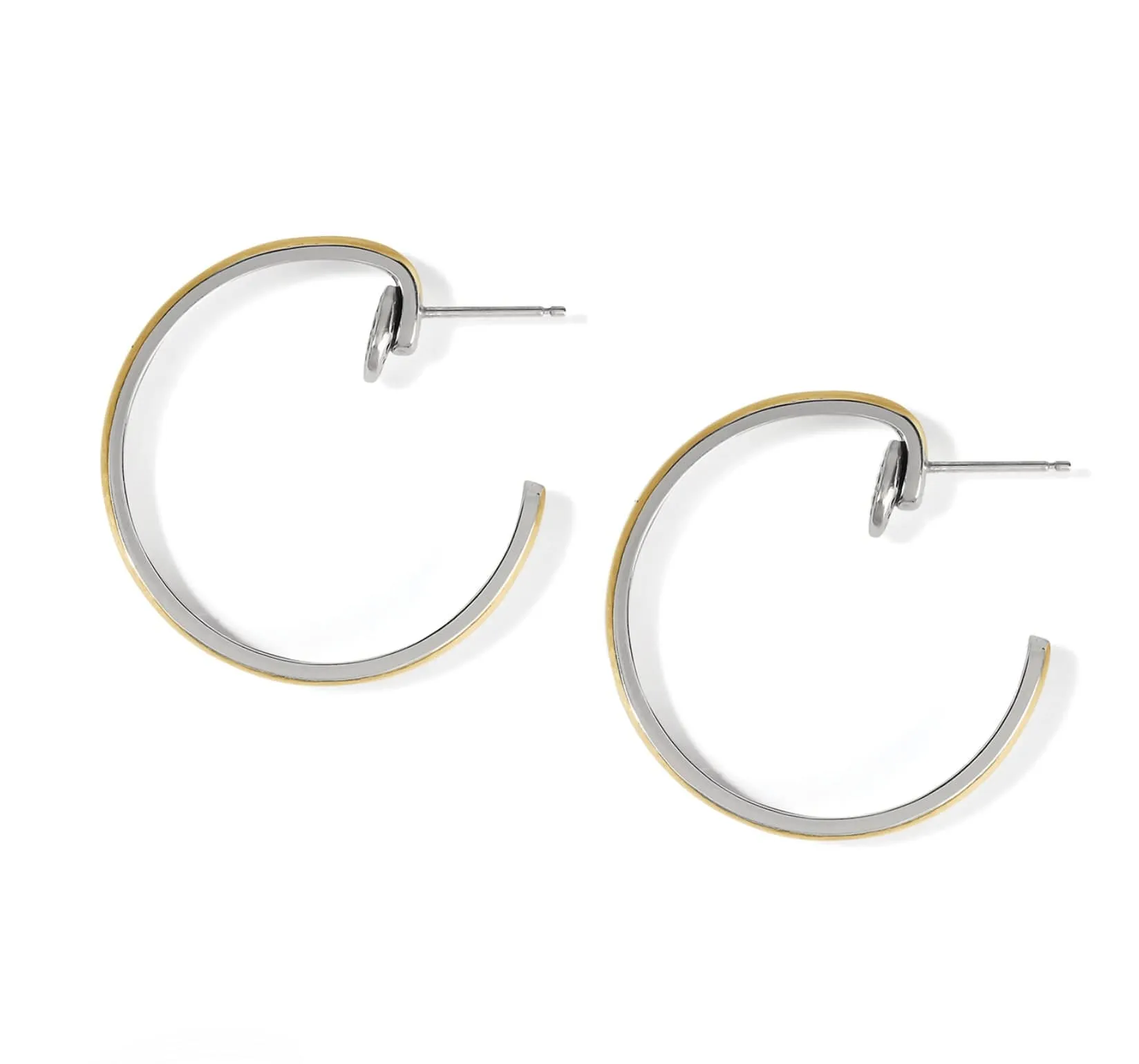 Ferrara Entrata Small Gold Hoop Earrings