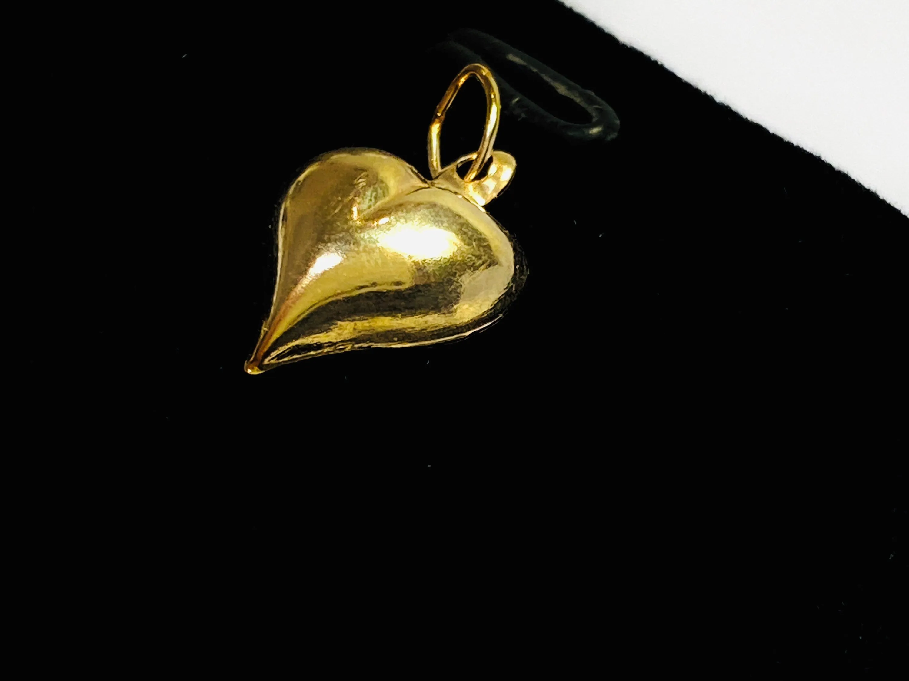 Flawless 3mm X 12mm 14K Gold Filled & Sterling Silver  Round Heart Shaped Finding/Charm Sku #2025-C